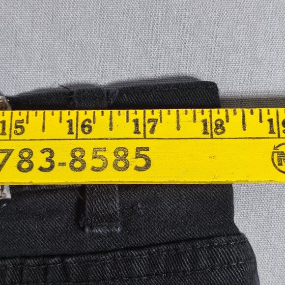 Salvage Premium jeans women's size 25/26 black colour straight ankle crop denim - Picture 12 of 16